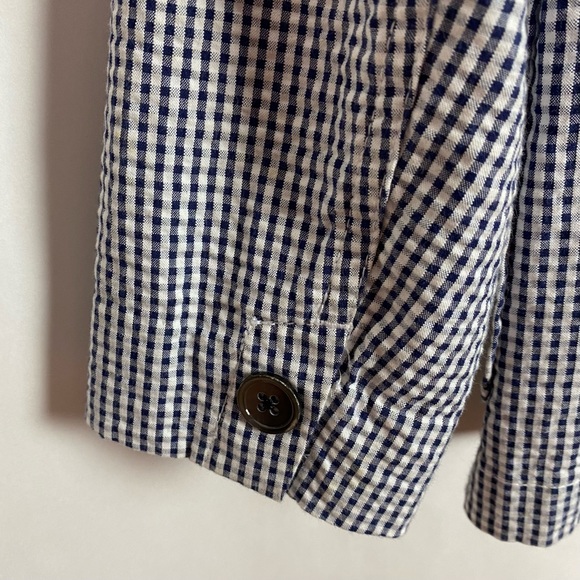 Alex Mill Plaid Cotton Blazer Jacket Size Large - Picture 3 of 7